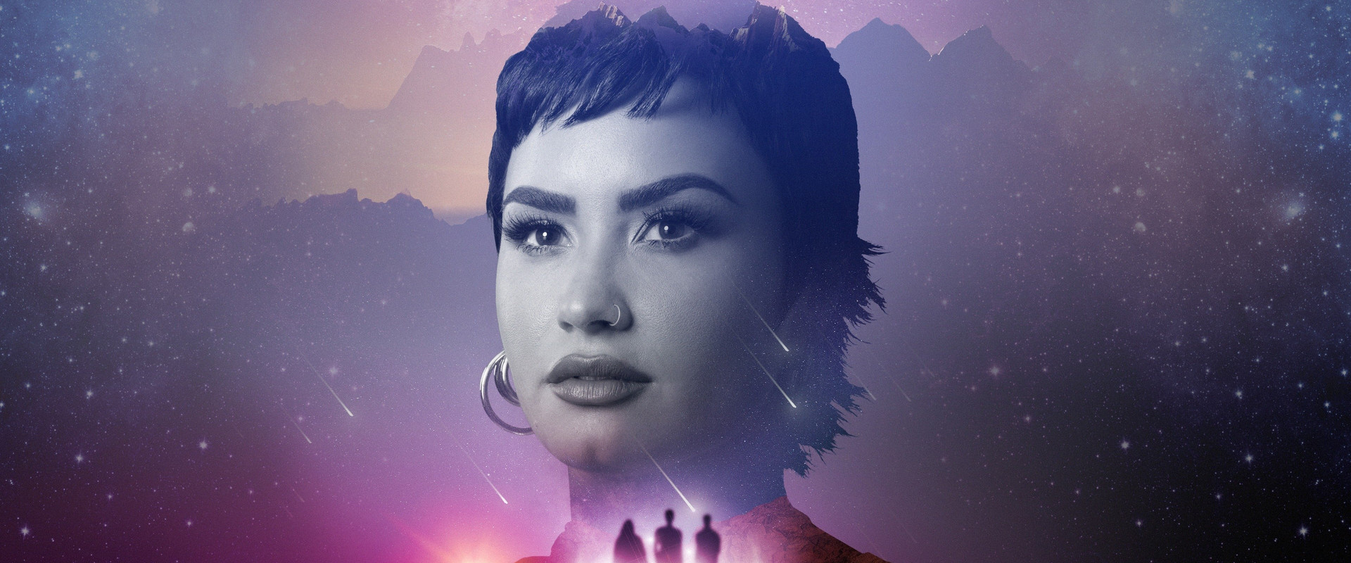 Unidentified with Demi Lovato