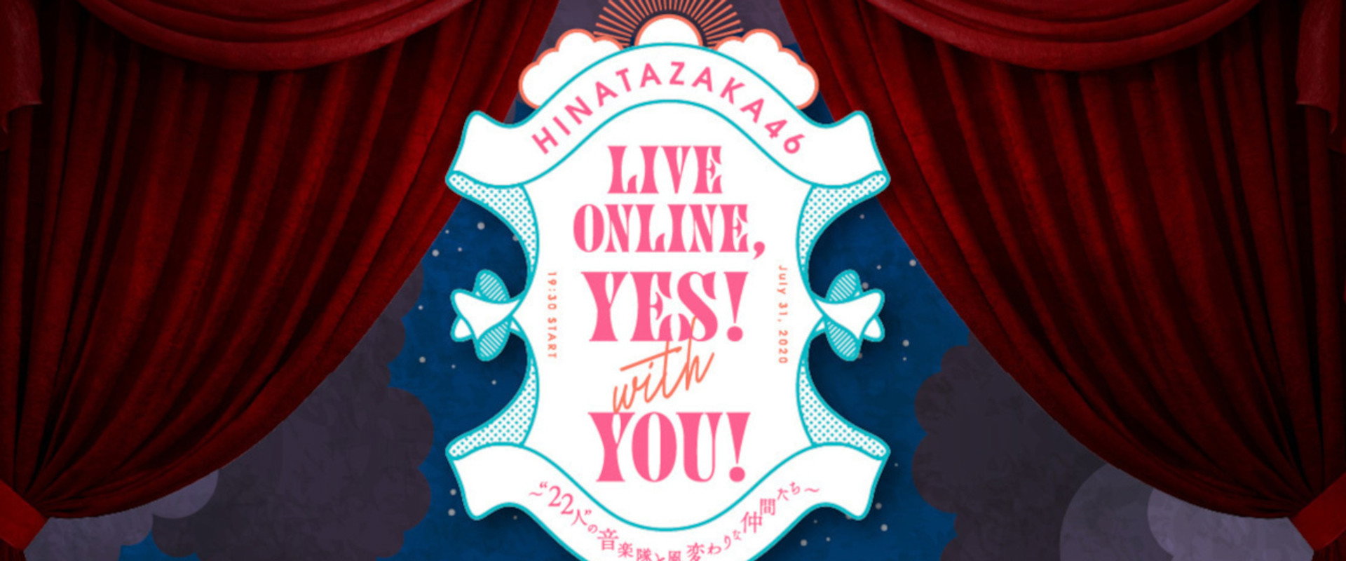 HINATAZAKA46 Live Online，YES！with YOU！'s banner image