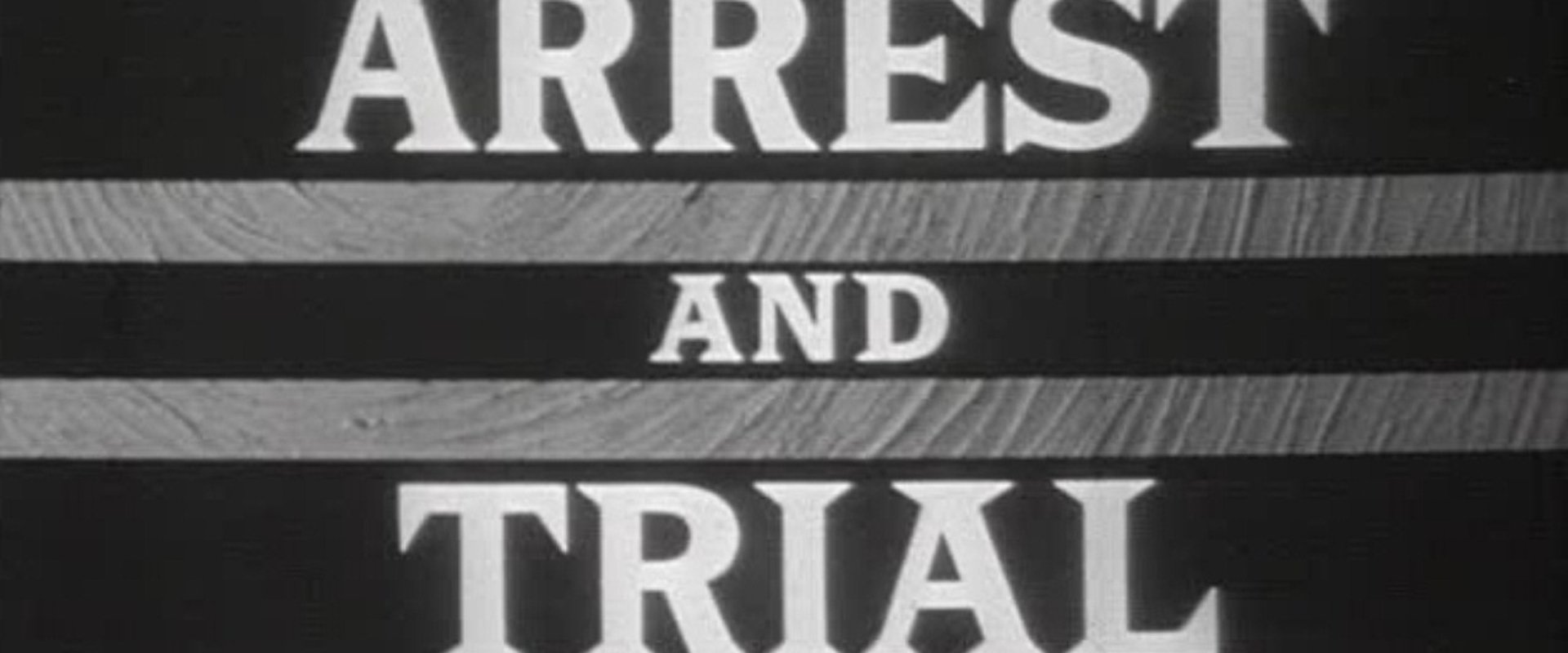 Arrest and Trial