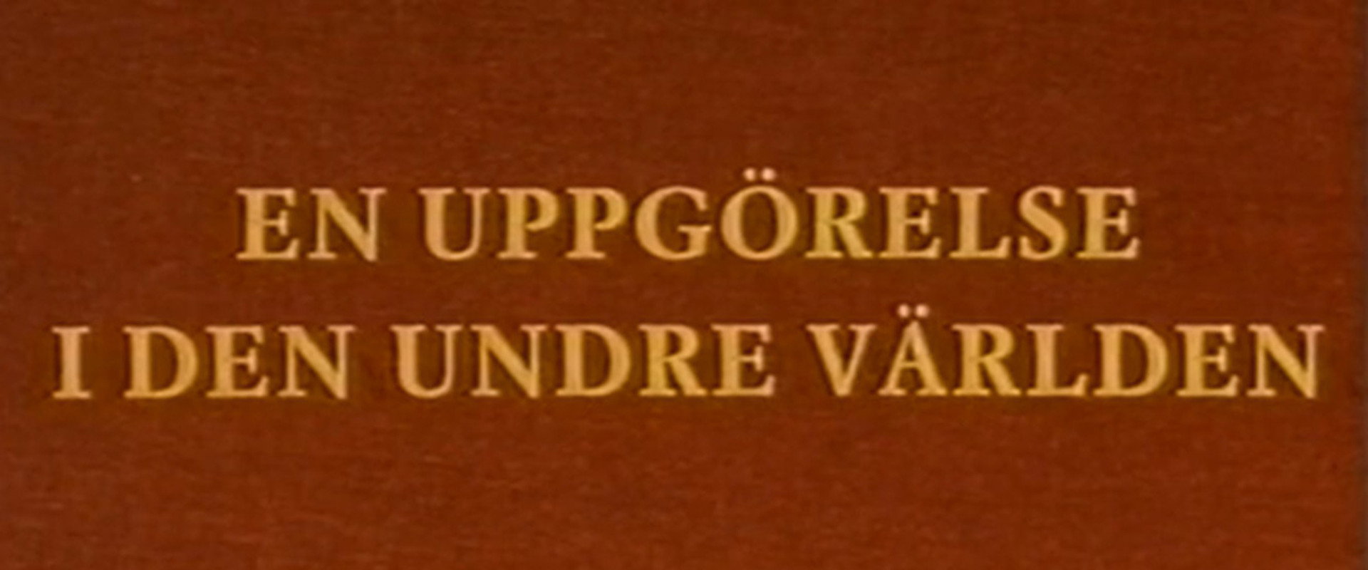 En uppgörelse i den undre världen's banner image