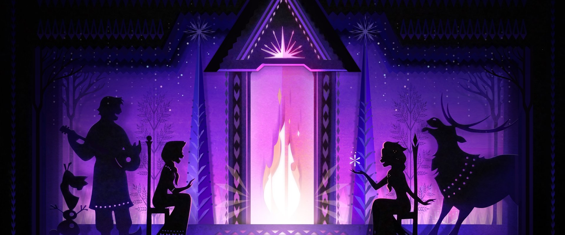 Arendelle Castle Yule Log: Cut Paper Edition