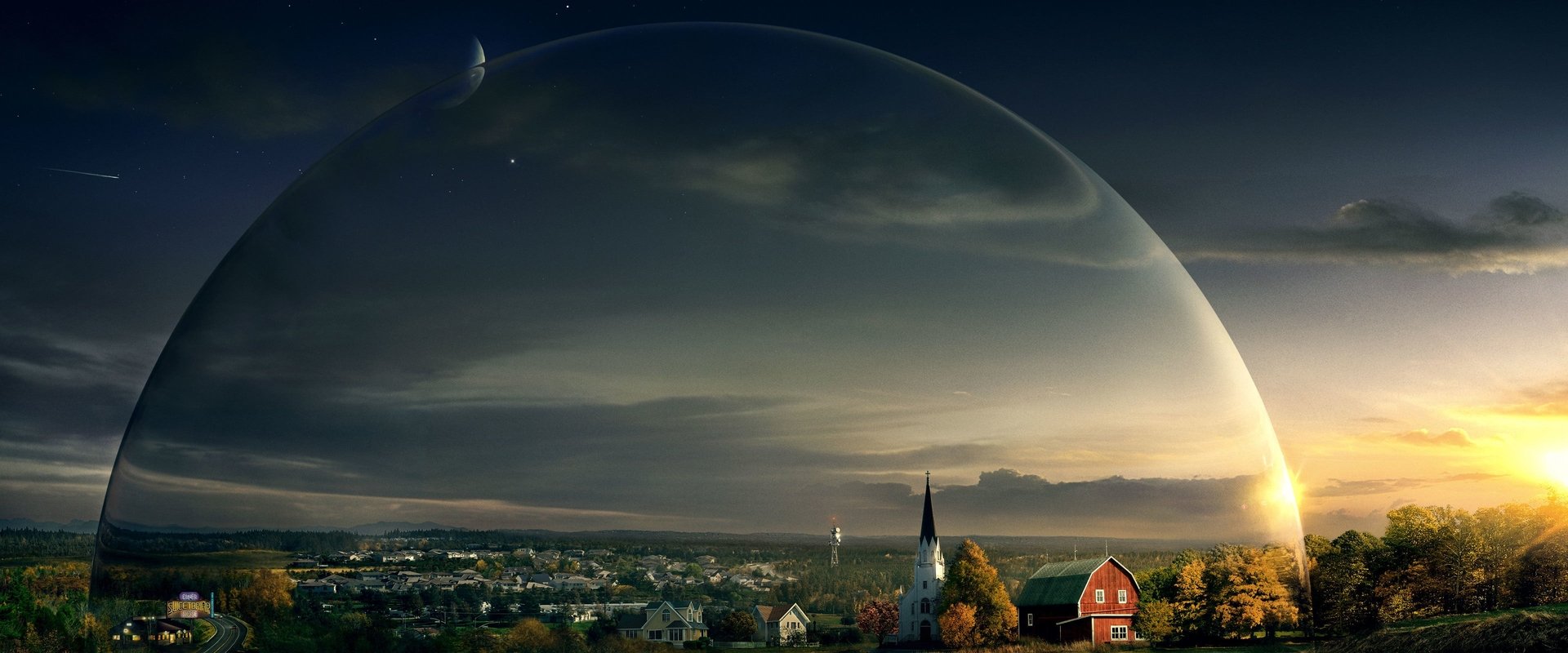 Under the Dome dizisi için arka plan görseli