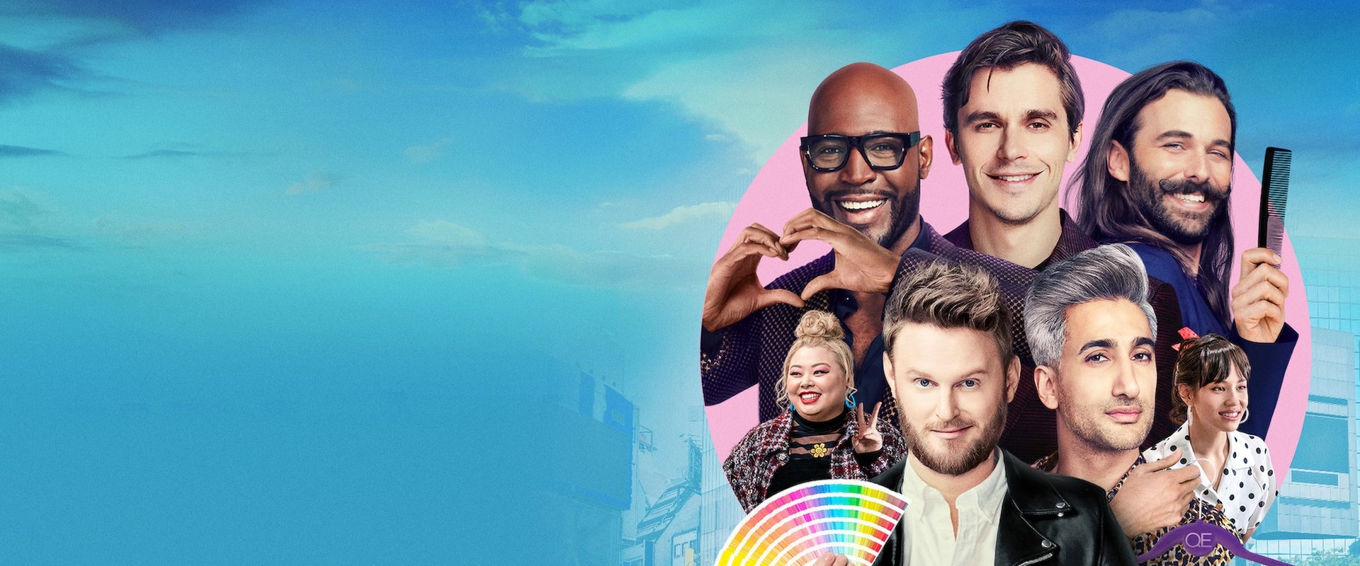 Queer Eye: We're in Japan! dizisi için arka plan görseli
