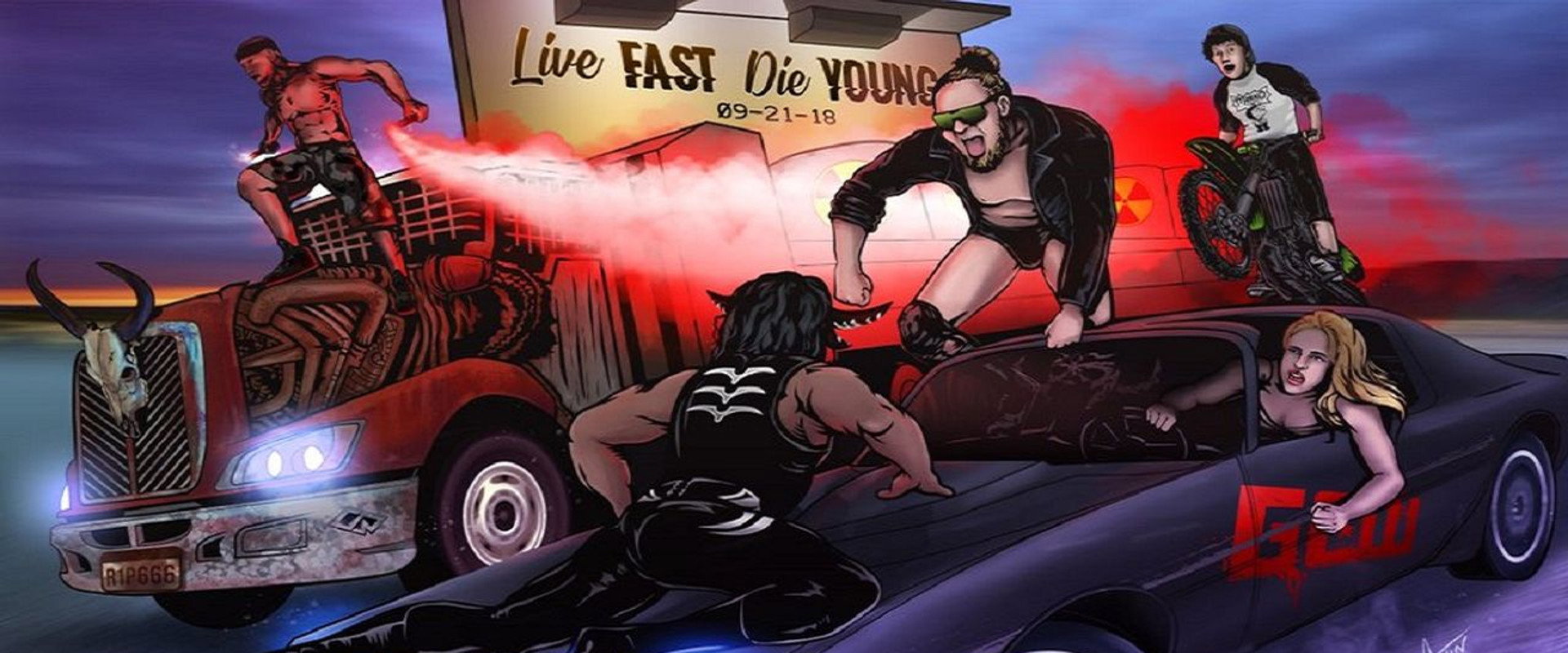 GCW Live Fast Die Young's banner image