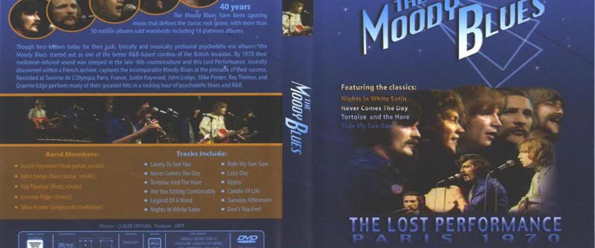 The Moody Blues:  The Lost Performance  (Live In Paris '70)