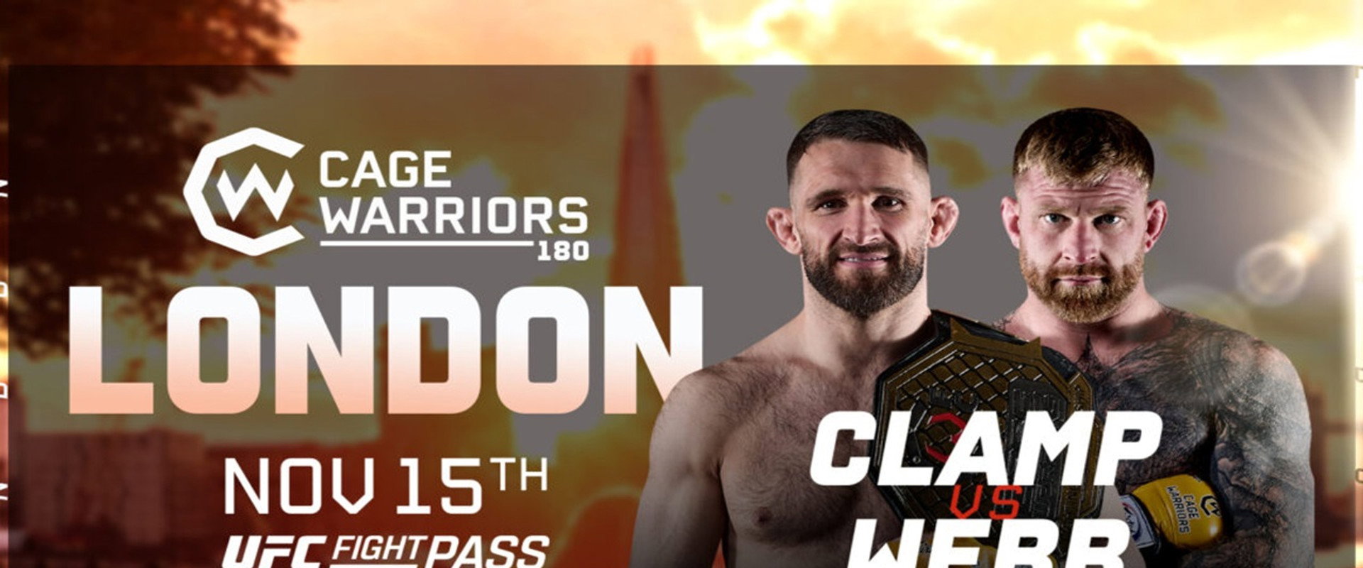 Cage Warriors 180: London's banner image