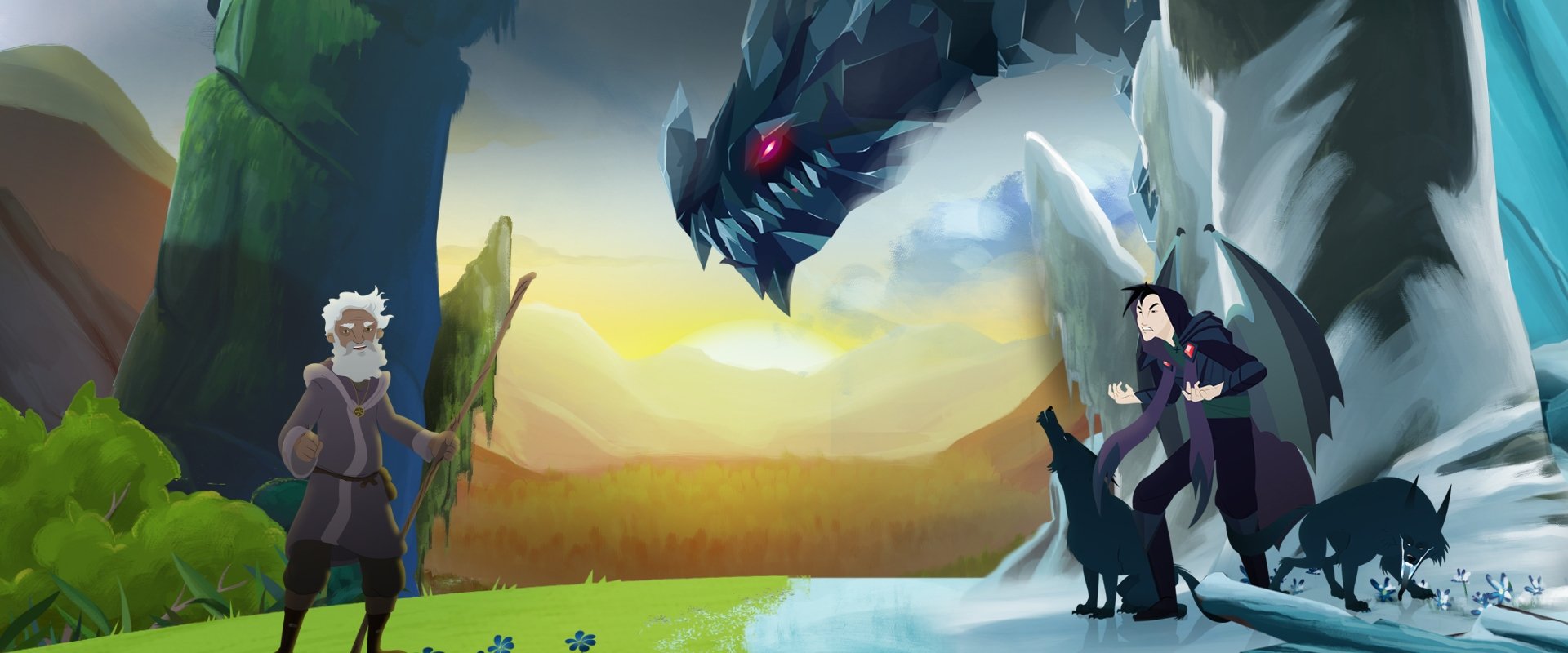 Ice Dragon: Legend of the Blue Daisies