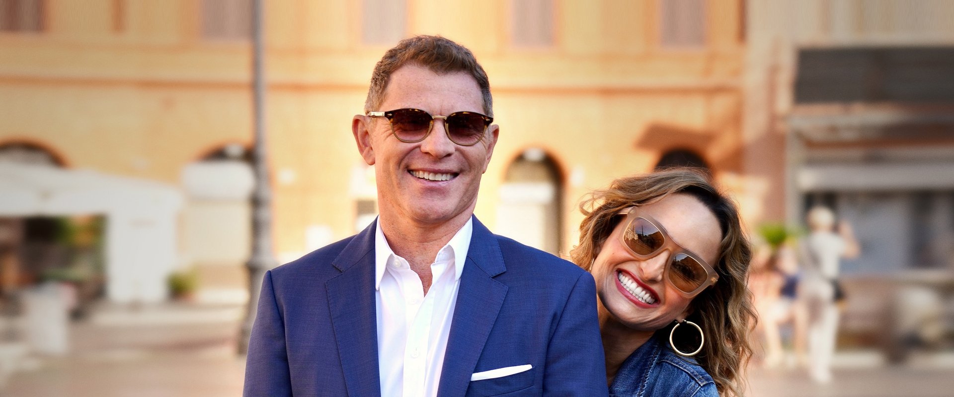 Bobby and Giada in Italy