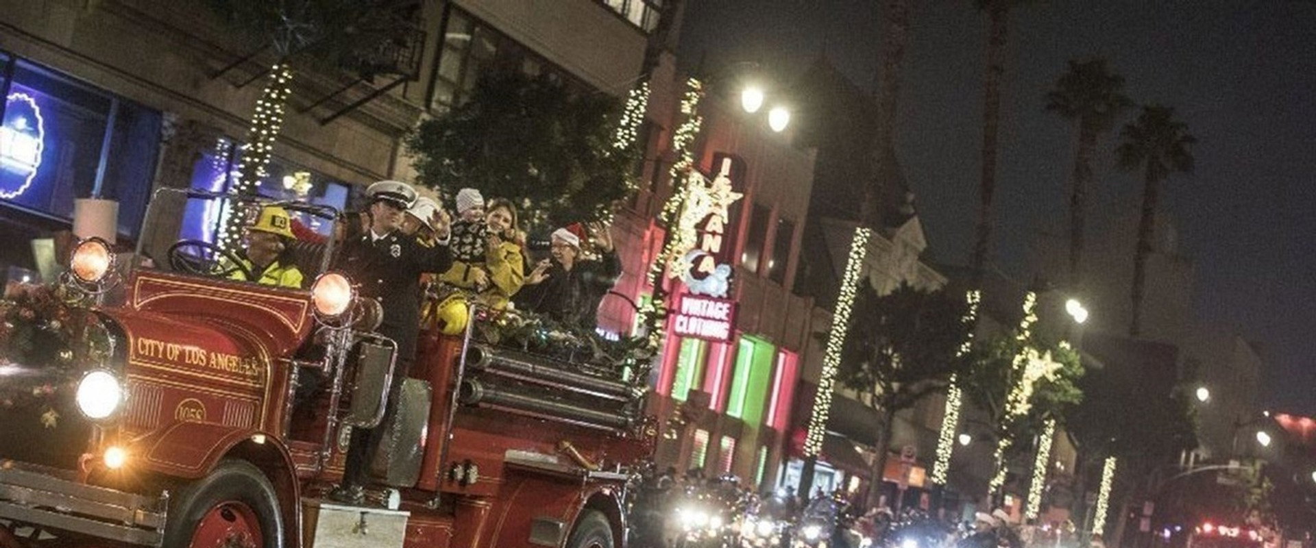 The 87th Annual Hollywood Christmas Parade's banner image