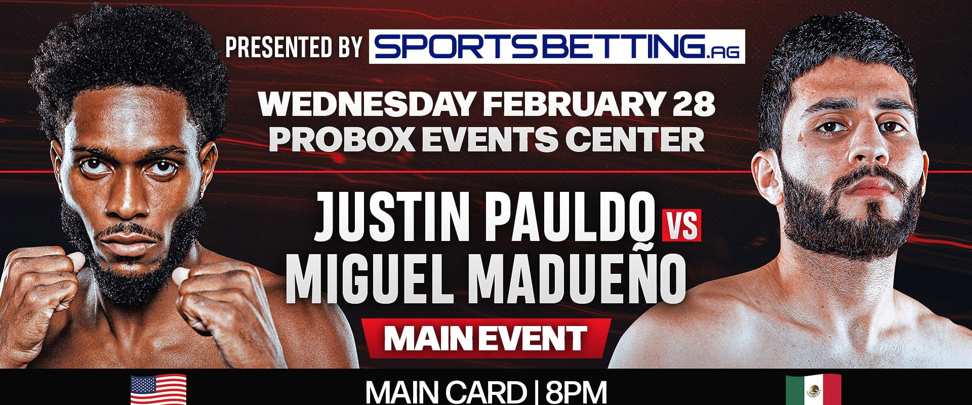 Justin Pauldo vs. Miguel Madueno's banner image