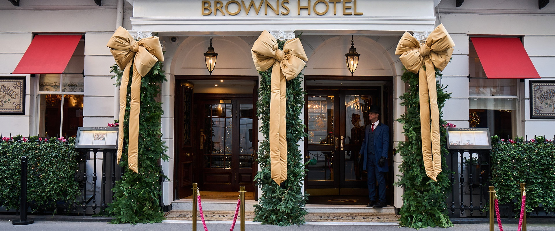 A Very British Hotel at Christmas