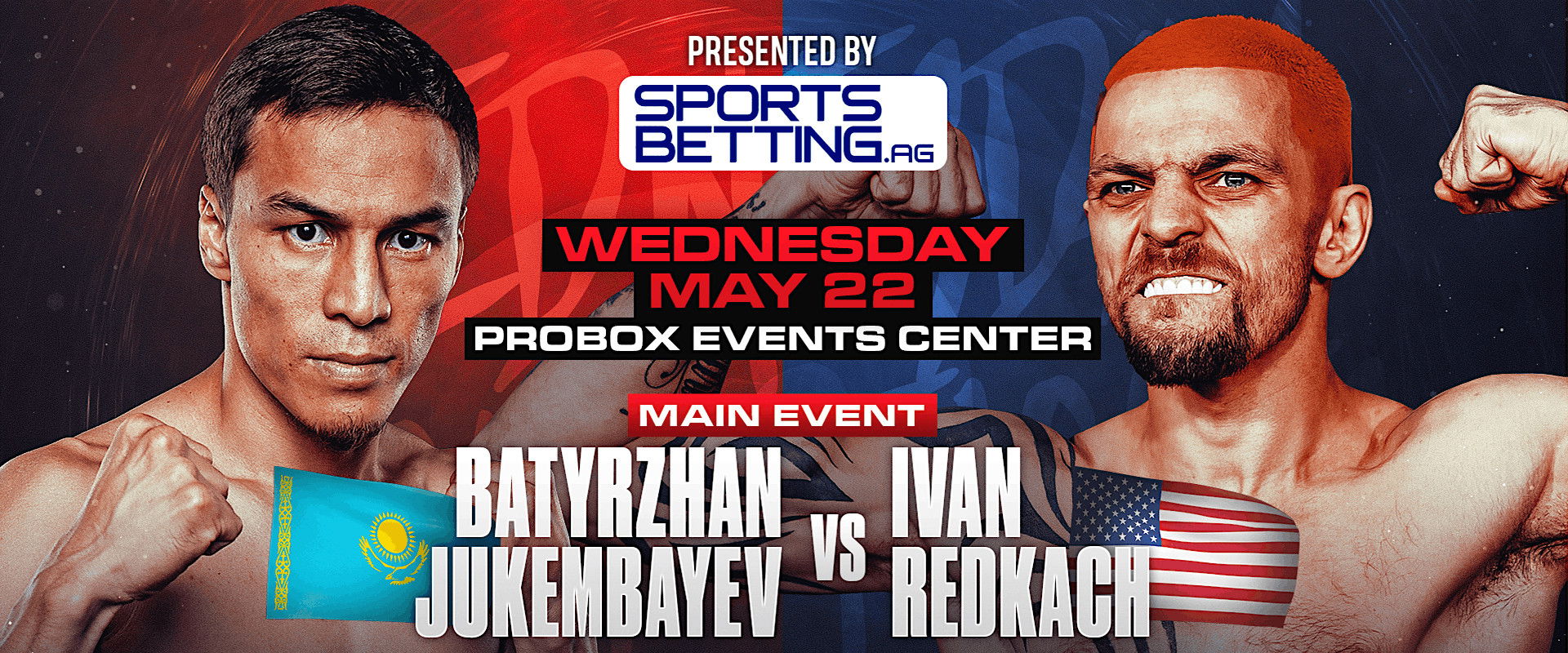 Batyrzhan Jukembayev vs. Ivan Redkach's banner image