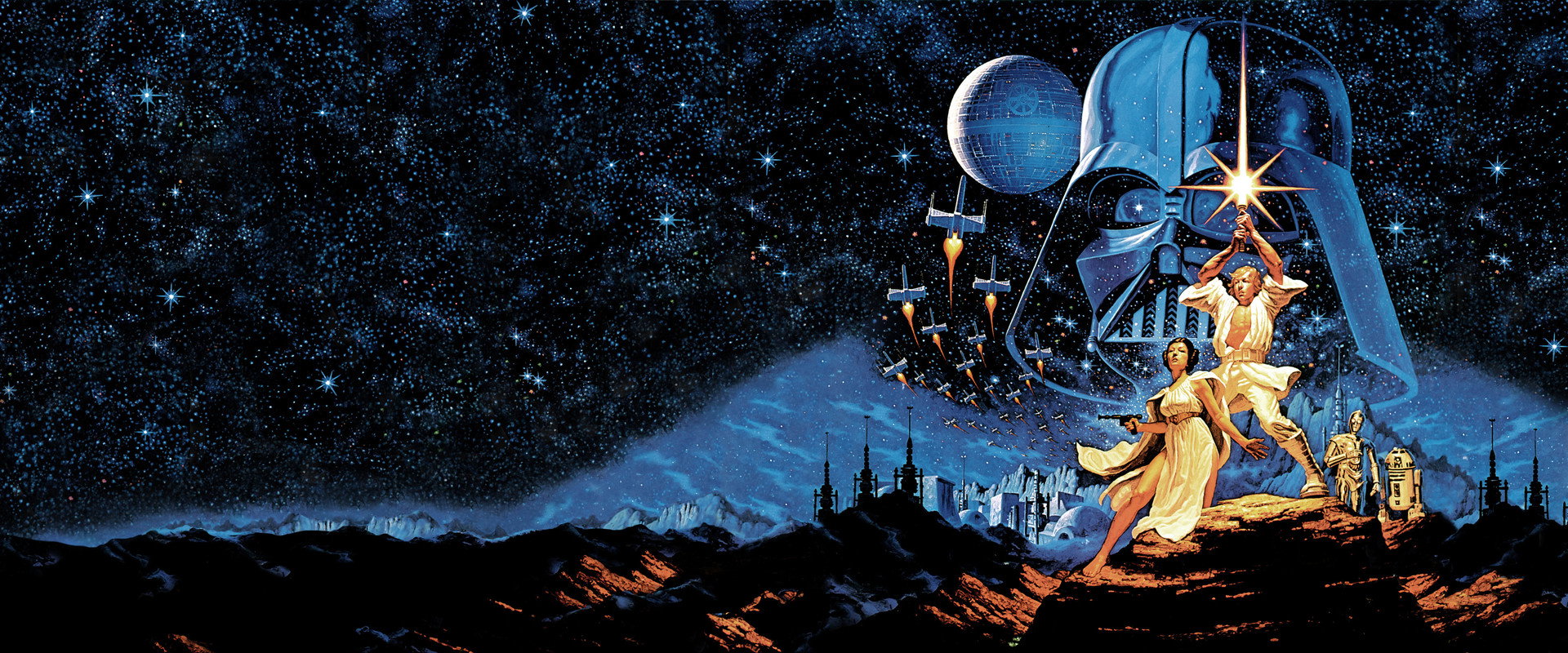 La guerra de las galaxias — imagen panoramica