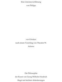 A Literary Film Adaptation