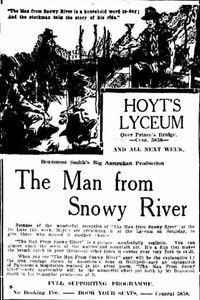 Poster for The Man from Snowy River