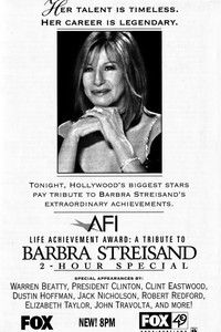 Poster for AFI Life Achievement Award: A Tribute to Barbra Streisand