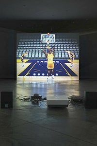 Poster for Self Playing Nintendo 64 NBA Courtside 2