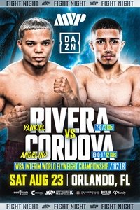 Poster for Yankiel Rivera vs. Angelino Cordova