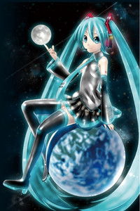 Poster for Hatsune Miku: Miku Expo 2014 in Indonesia