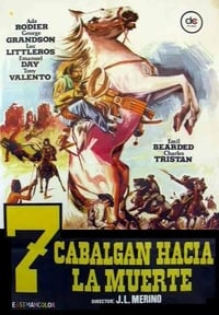 poster Siete cabalgan hacia la muerte