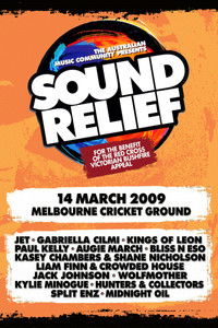 Poster for Sound Relief - MCG