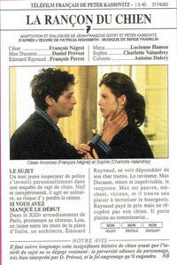 Poster for La rançon du chien