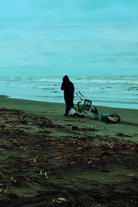 Poster for The Burden of Nature (beach)