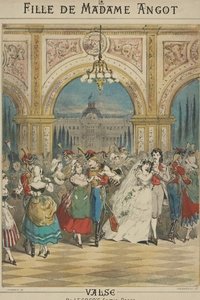 Poster for La fille de Madame Angot - Opéra de Lausanne