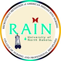 logo for University of North Dakota's RAIN Program