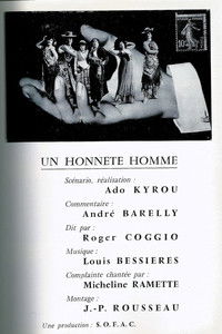 Poster for Un honnête homme