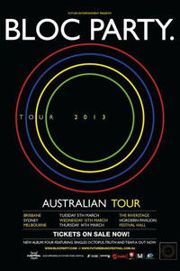 Poster for Bloc Party - Live in Sydney
