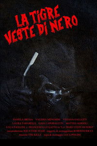 The tiger wears black