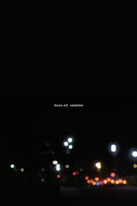 Poster for good night, rambles