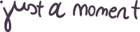Logo - Just A Moment