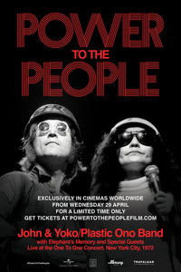 Poster for Power To The People: John & Yoko Live in NYC