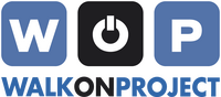 logo for The Walk On Project (WOP) Fundación