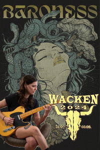 Poster for Baroness Live at Wacken Open Air 2024