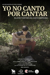 Poster for Yo no canto por cantar