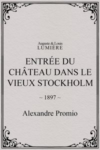 Entrée du château dans le vieux Stockholm