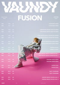 Poster for Vaundy one man live ARENA tour FUSION