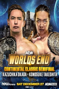 Poster for AEW Worlds End 2025
