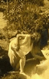 Poster for Nude Woman by Waterfall