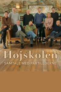 Poster for Højskolen - Samtaler med partilederne