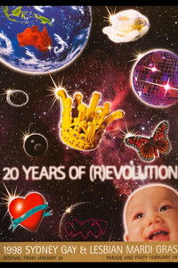 Poster for Sydney Gay and Lesbian Mardi Gras 1998
