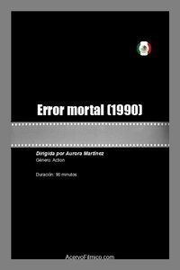 Poster for Error mortal