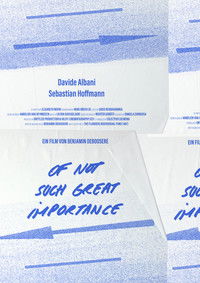 Poster for Of Not Such Great Importance