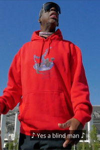 Poster for A Blind Man Stood on the Road and Cried