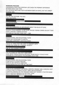 Poster for Working Process