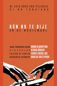 Poster for Aún no te dije