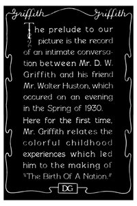 1930 Prelude to "The Birth of a Nation"